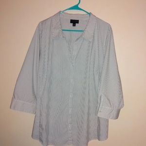 Women's 3x stripped blouse